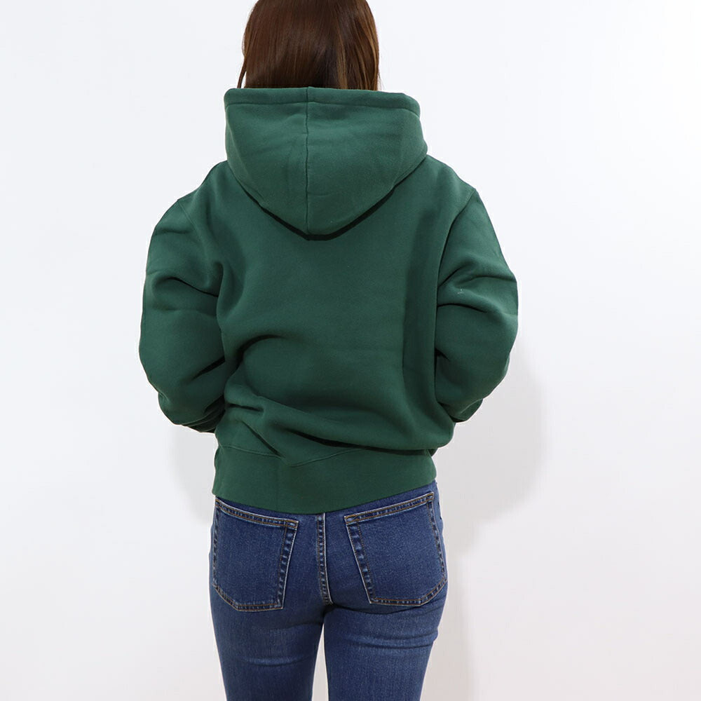 MAISON KITSUNE スウェット BOLD FOX HEAD PATCH COMFORT HOODIE ボトルグリーン LM00703KM0307
