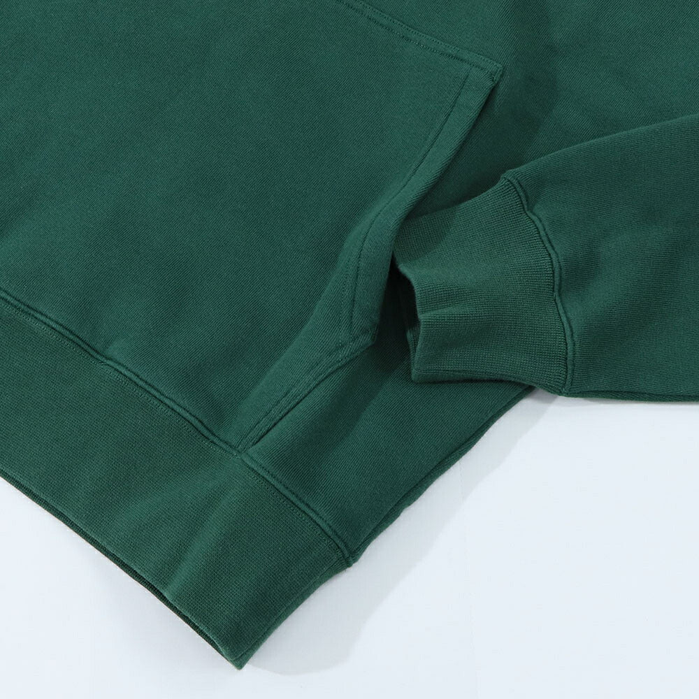 メゾン キツネ MAISON KITSUNE トップス スウェット・パーカー ユニセックス BOLD FOX HEAD PATCH COMFORT HOODIE ボトルグリーン フォックスパッチ フーディ コットン 無地 ワンポイント 長袖 プルオーバー LM00703KM0307