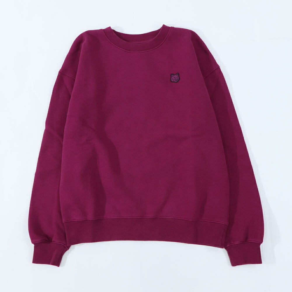 MAISON KITSUNE スウェット TONAL FOX HEAD PATCH COMFORT パープル スエット LW00303KM0307