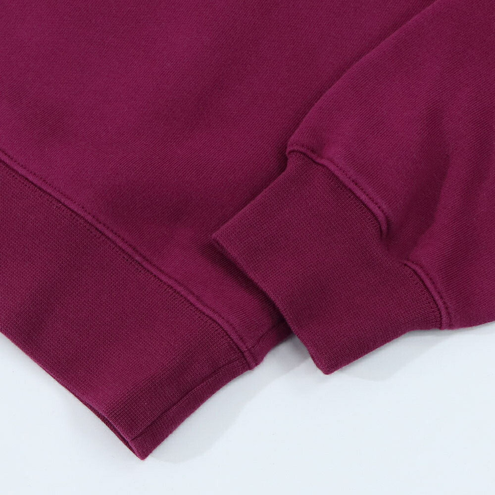 メゾン キツネ MAISON KITSUNE トップス スウェット・トレーナー レディース TONAL FOX HEAD PATCH COMFORT パープル フォックスパッチ スエット コットン 無地 ワンポイント 長袖 クルーネック LW00303KM0307