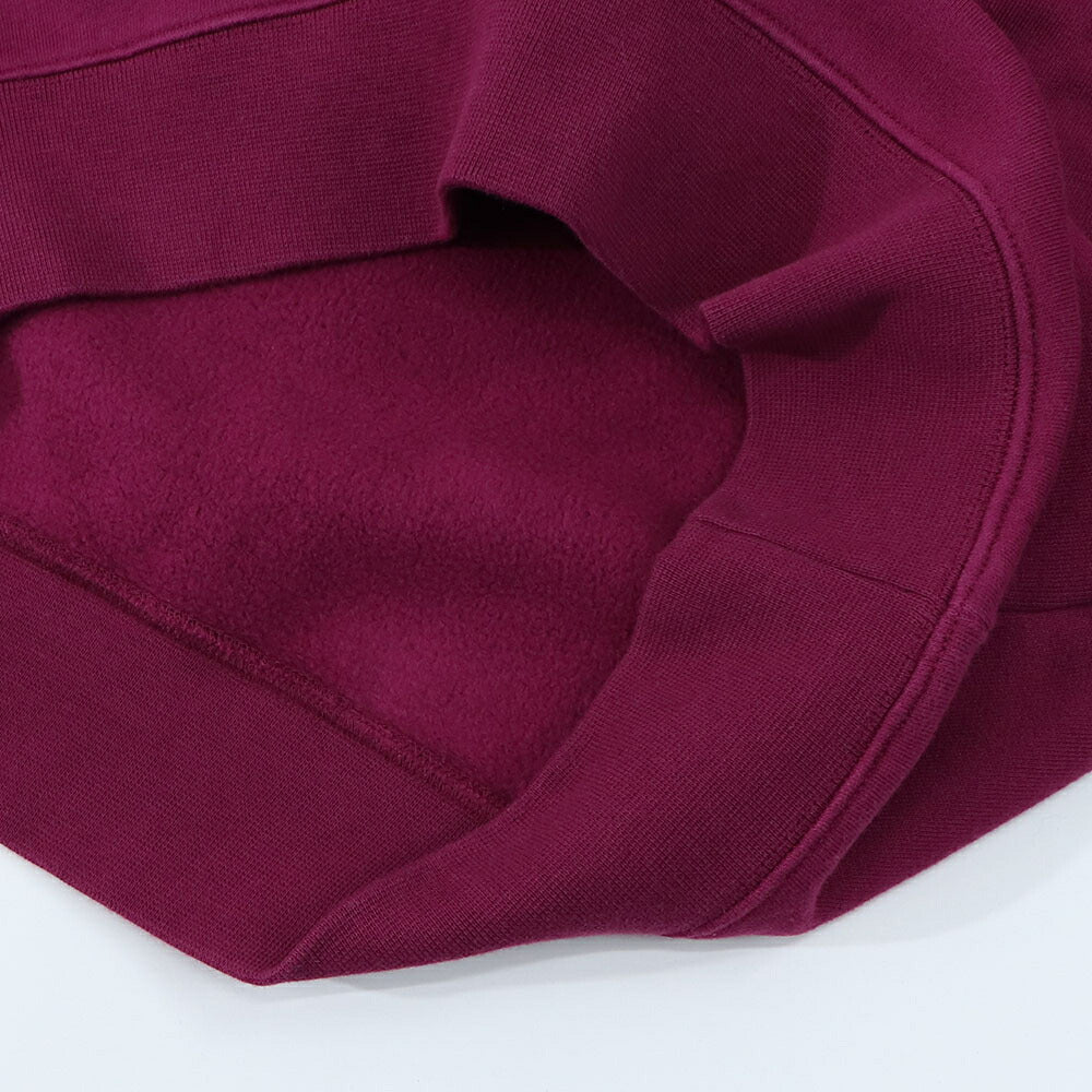 メゾン キツネ MAISON KITSUNE トップス スウェット・トレーナー レディース TONAL FOX HEAD PATCH COMFORT パープル フォックスパッチ スエット コットン 無地 ワンポイント 長袖 クルーネック LW00303KM0307