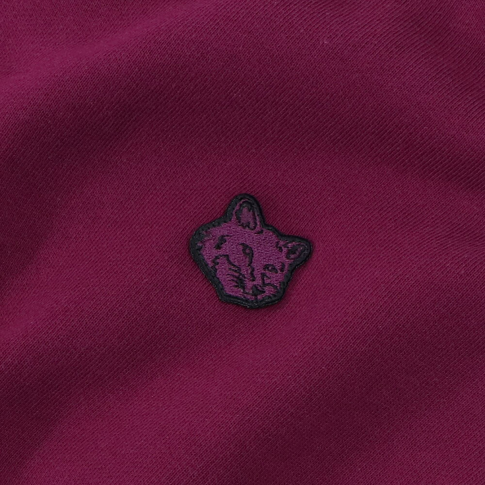 MAISON KITSUNE スウェット TONAL FOX HEAD PATCH COMFORT パープル スエット LW00303KM0307