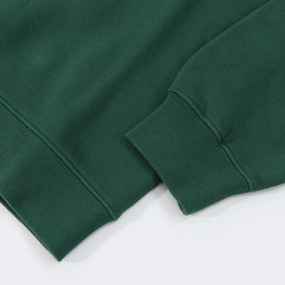 メゾン キツネ MAISON KITSUNE トップス スウェット・パーカー レディース  ボトルグリーン フォックスパッチ フーディ コットン 無地 ワンポイント 長袖 プルオーバー LW00701KM0307