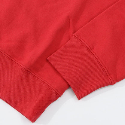 メゾン キツネ MAISON KITSUNE トップス スウェット・トレーナー レディース  レッド ロゴ キツネ 長袖 クルーネック 韓国 ソウル SPGALM00302