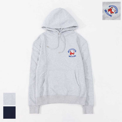 メゾン キツネ MAISON KITSUNE トップス スウェット・パーカー レディース  グレー ネイビー ロゴ キツネ フーディ 韓国 ソウル プルオーバー SPGALM00311