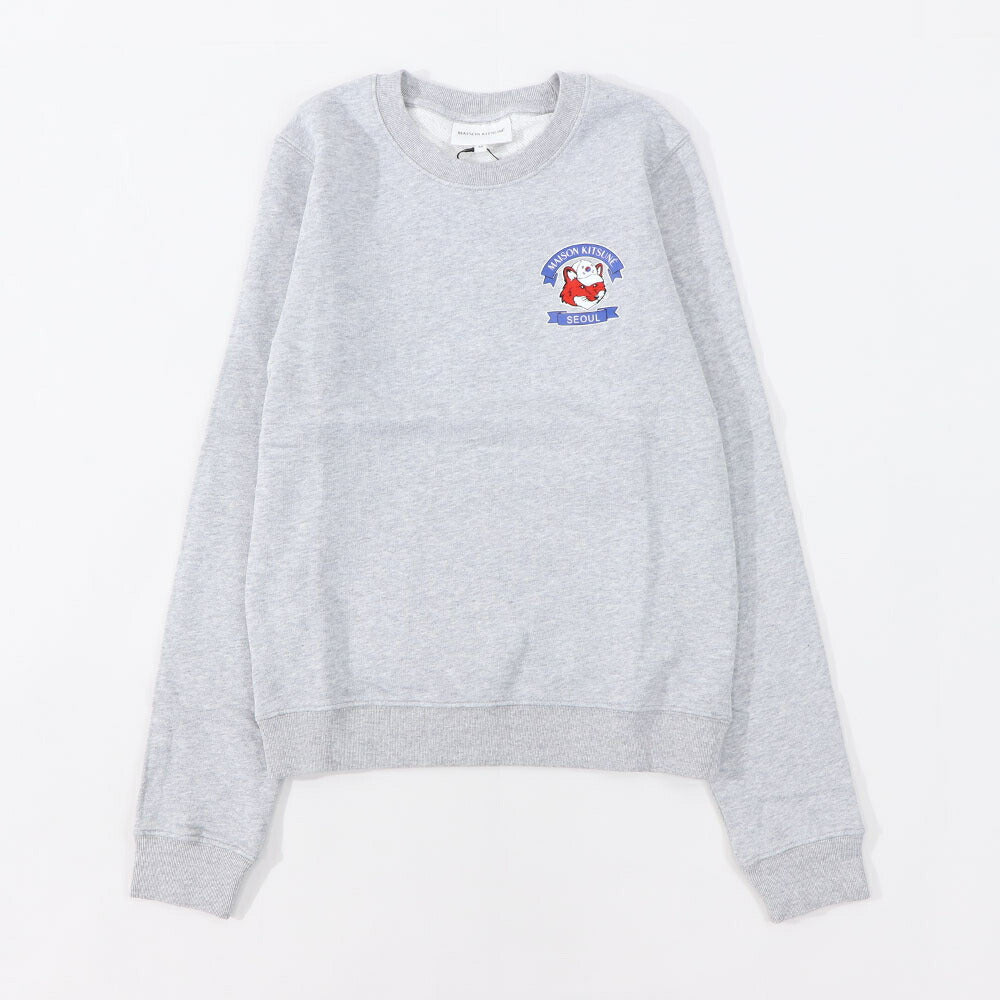 MAISON KITSUNE スウェット グレー ロゴ キツネ SPGALW00301