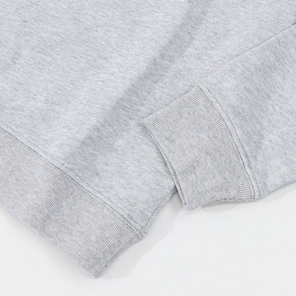 メゾン キツネ MAISON KITSUNE トップス スウェット・トレーナー レディース  グレー ロゴ キツネ 韓国 ソウル 長袖 クルーネック SPGALW00301