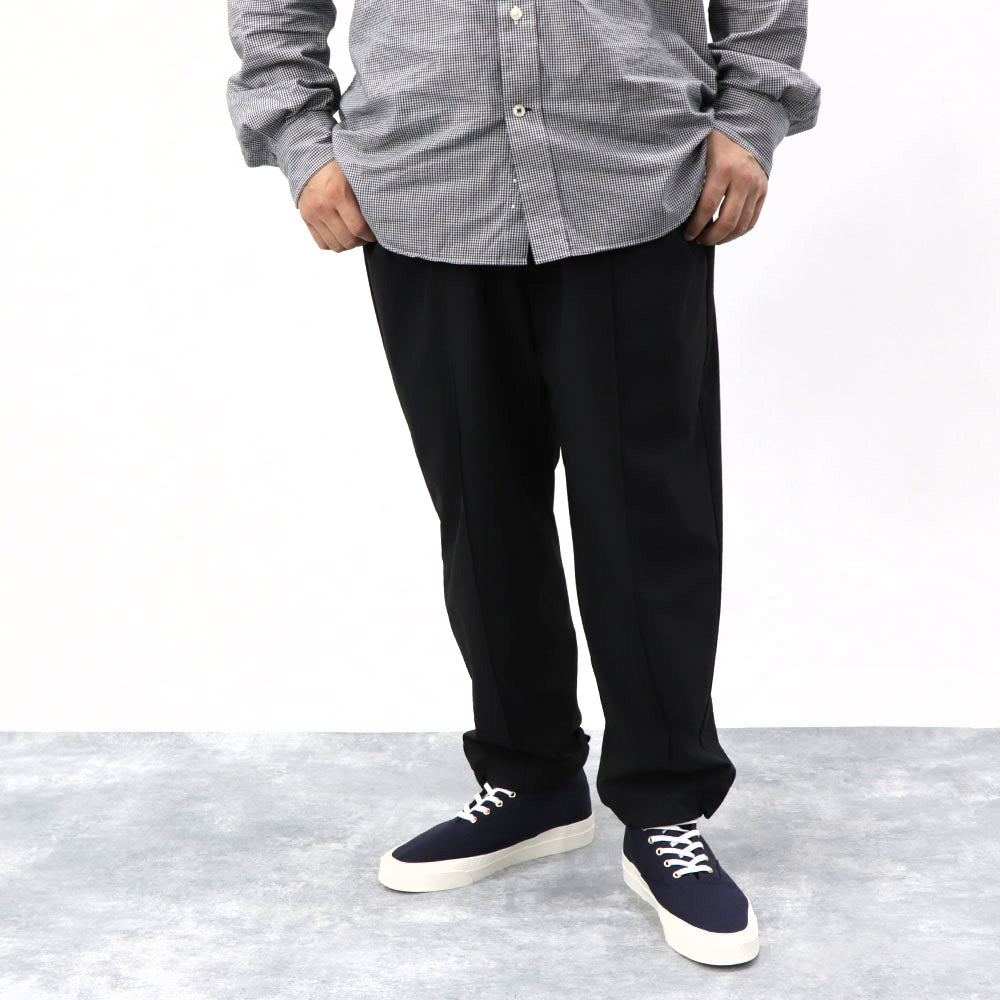 メゾン キツネ スニーカー ハイカット ロゴ ネイビー