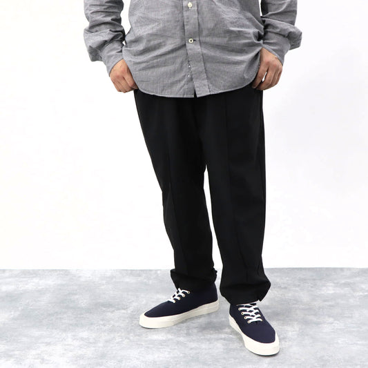 メゾン キツネ スニーカー ハイカット ロゴ ネイビー