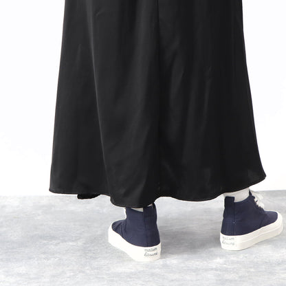 メゾン キツネ スニーカー ハイカット ロゴ ネイビー