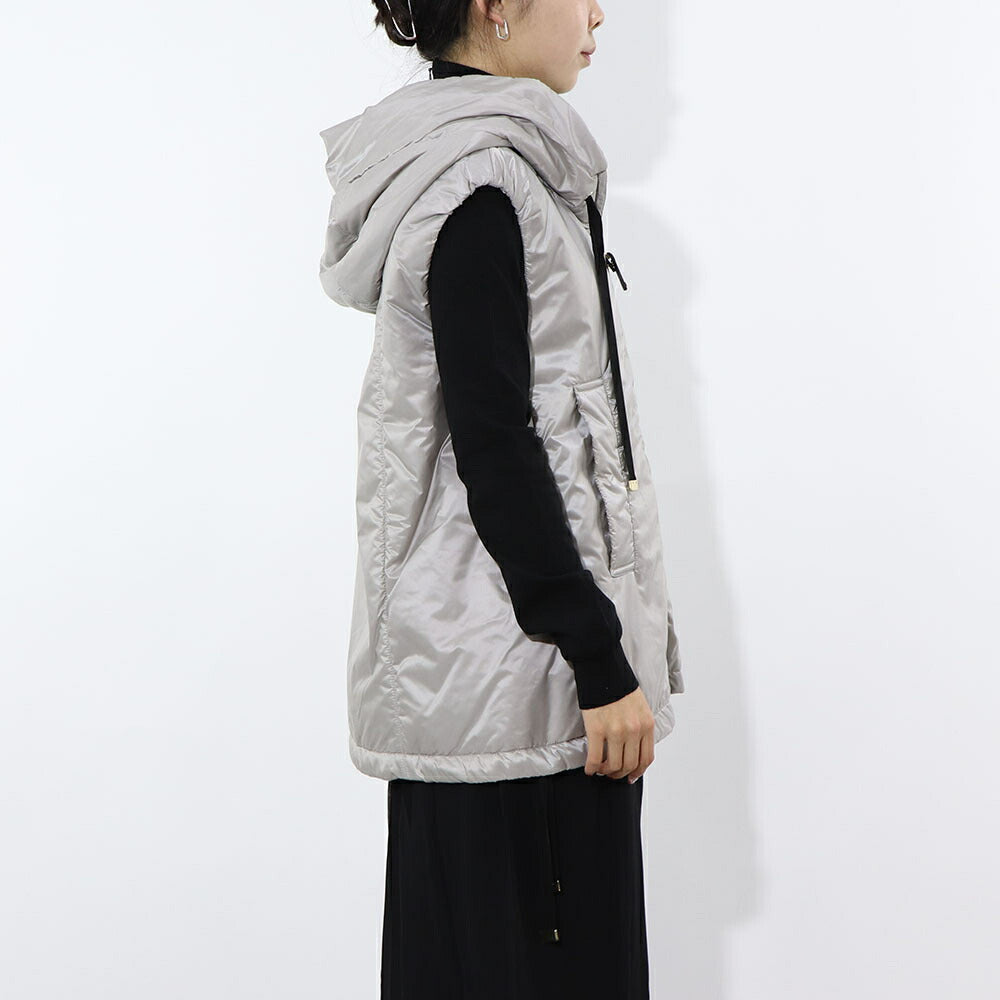 Max Mara アウター ベスト グレー ネイビー 無地 19291094