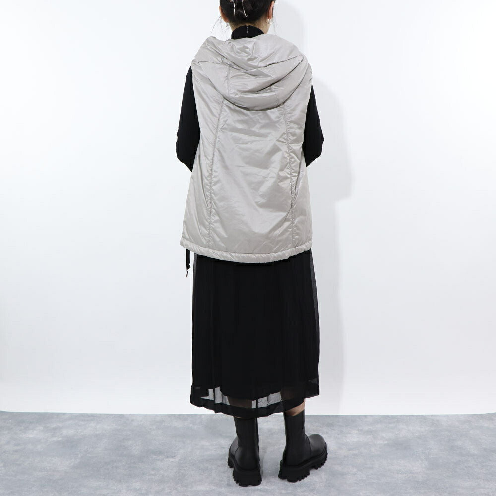 Max Mara アウター ベスト グレー ネイビー 無地 19291094