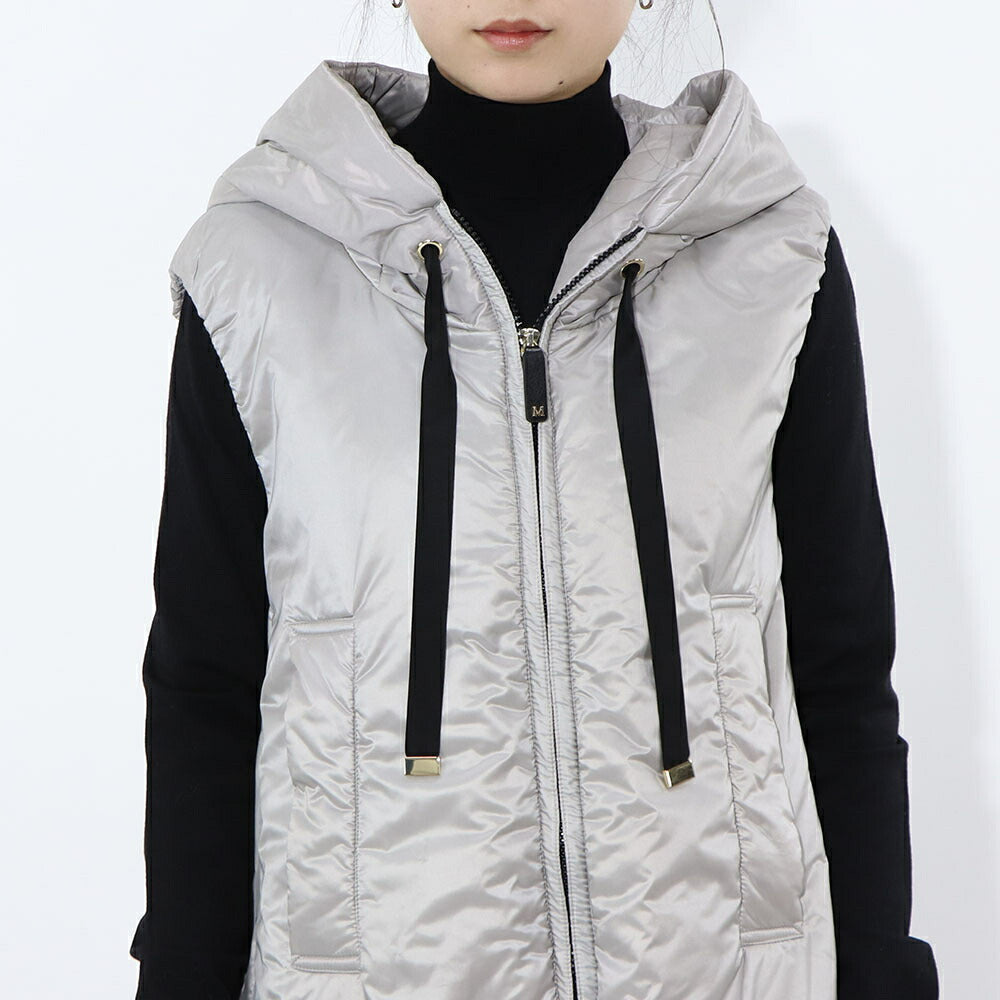Max Mara アウター ベスト グレー ネイビー 無地 19291094