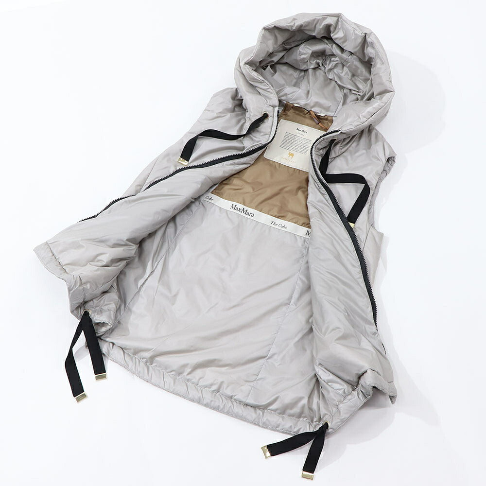 Max Mara アウター ベスト グレー ネイビー 無地 19291094