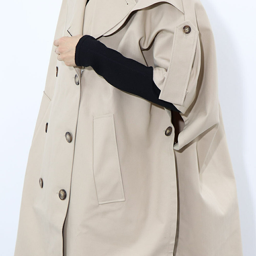 Max Mara アウター コート ベージュ トレンチ ケープ オーバーサイズ 14731161