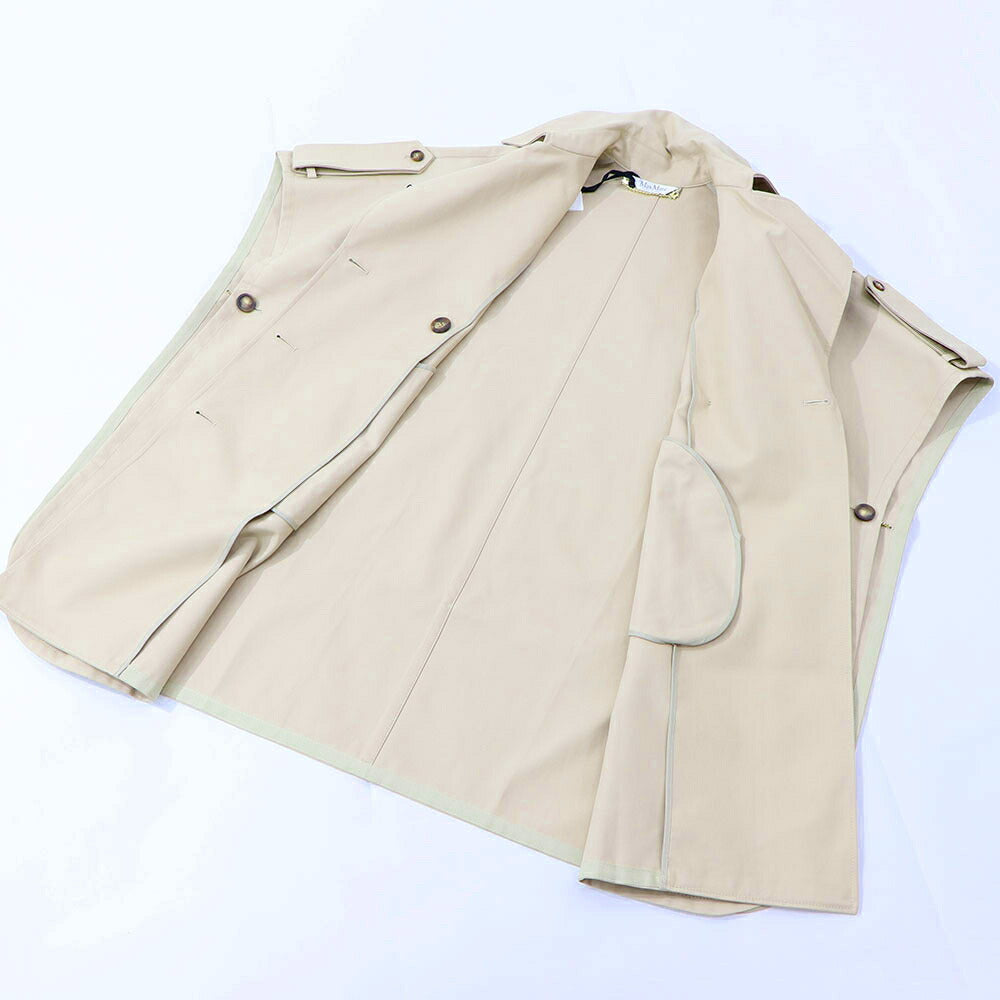 Max Mara アウター コート ベージュ トレンチ ケープ オーバーサイズ 14731161