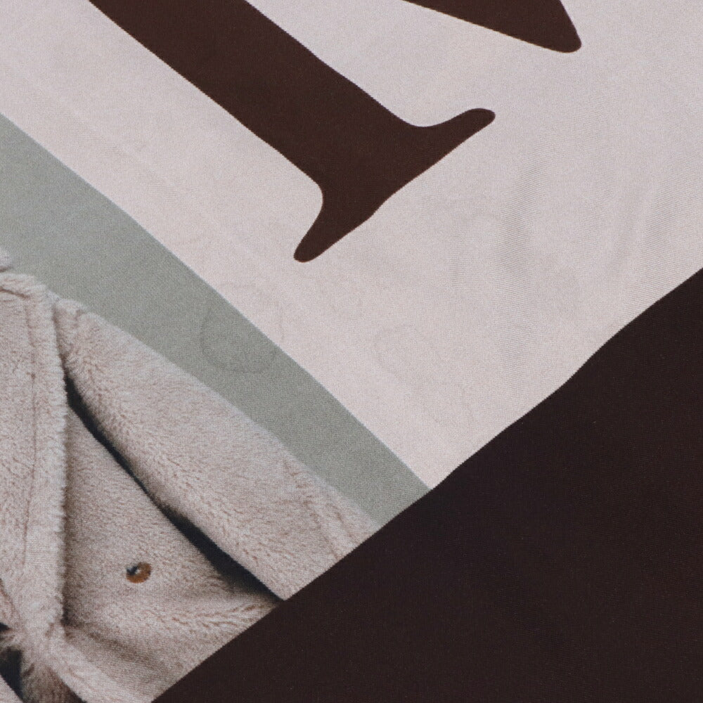 Max Mara スカーフ ブラウン系 シルク 大判スカーフ ウィリアムウェグマン 45461337