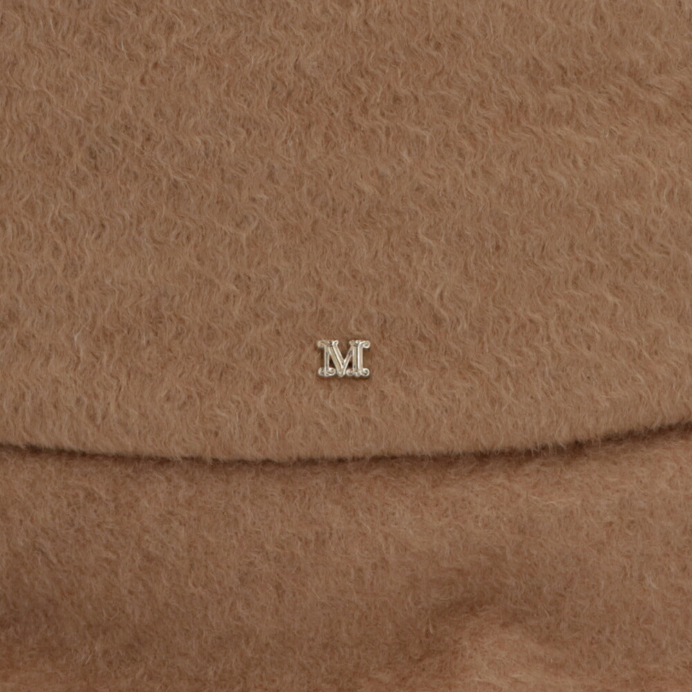 Max Mara キャメル キャメルヘア シルク バケットハット ボア 45760833