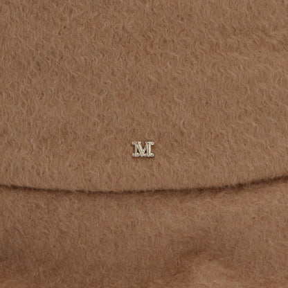 Max Mara キャメル キャメルヘア シルク バケットハット ボア 45760833