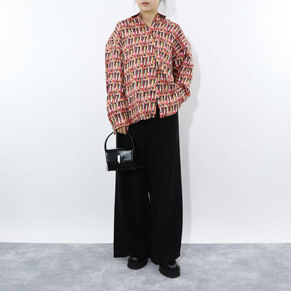 Max Mara ブラウス ピンク系 シルク マニュキュア ネイル 11161039