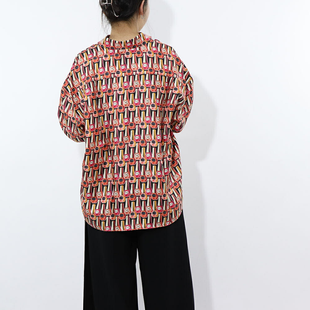 Max Mara ブラウス ピンク系 シルク マニュキュア ネイル 11161039