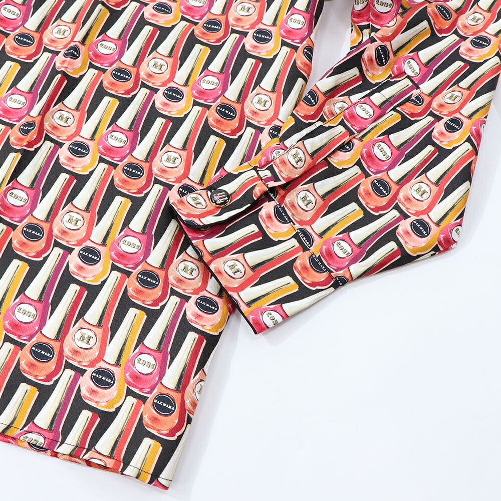 Max Mara ブラウス ピンク系 シルク マニュキュア ネイル 11161039