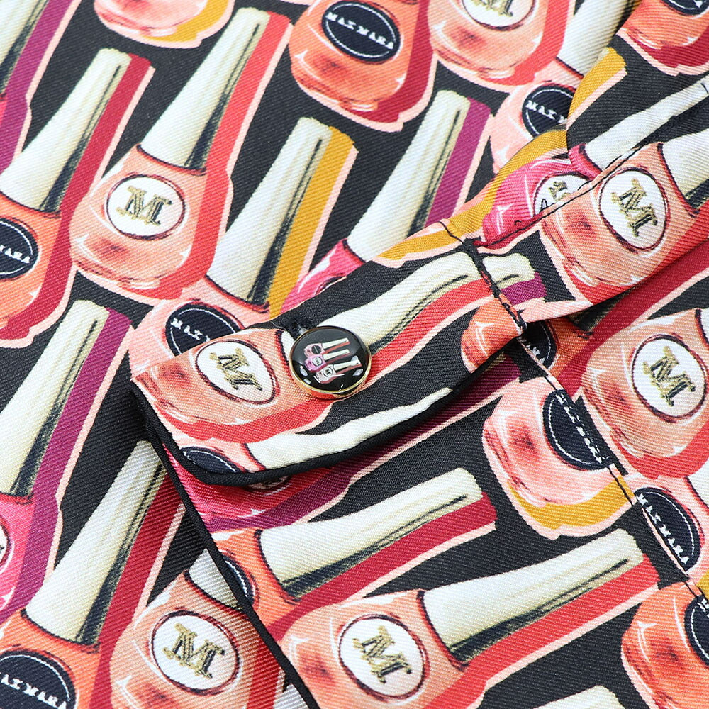 Max Mara ブラウス ピンク系 シルク マニュキュア ネイル 11161039