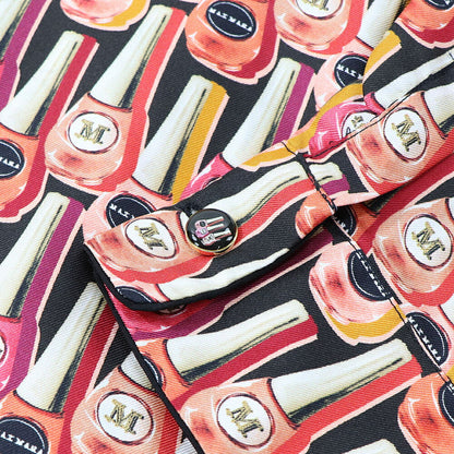 Max Mara ブラウス ピンク系 シルク マニュキュア ネイル 11161039