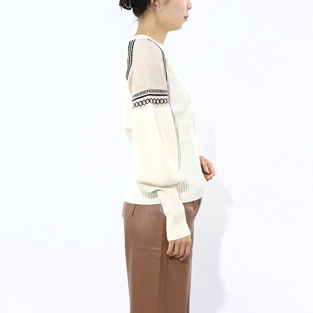 Max Mara ニット ホワイト カシミヤ ウール 11361031