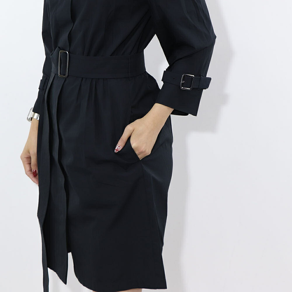 Max Mara ワンピース ブラック シャツワンピース 12211132