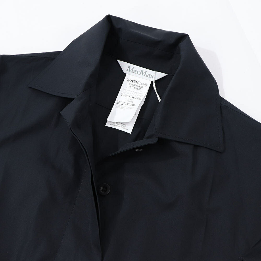 Max Mara ワンピース ブラック シャツワンピース 12211132