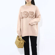 Max Mara ニット ピンク ウール カシミヤ ロゴ ニット 13660733