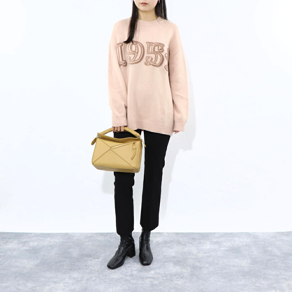 Max Mara ニット ピンク ウール カシミヤ ロゴ ニット 13660733