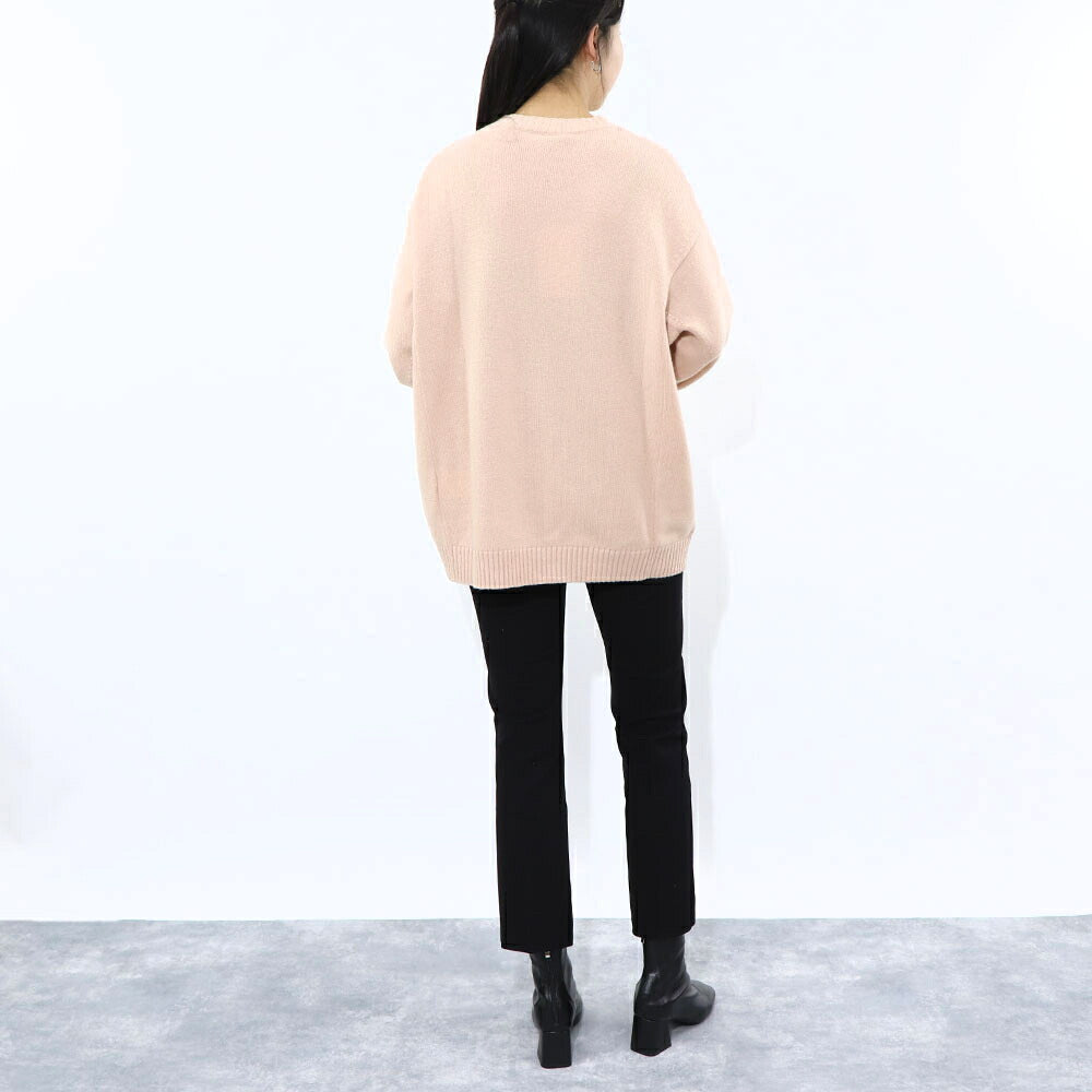 Max Mara ニット ピンク ウール カシミヤ ロゴ ニット 13660733