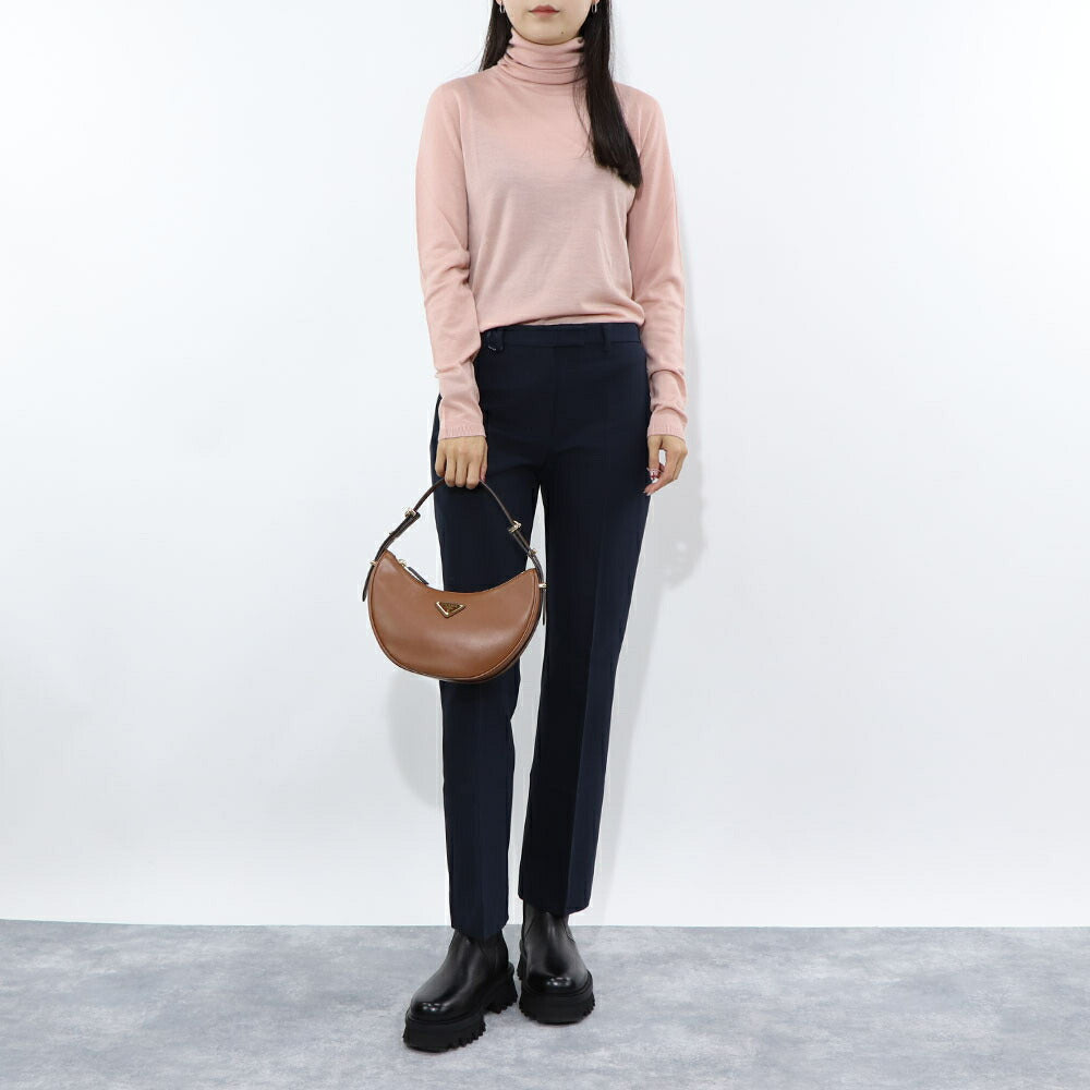 Max Mara ニット ピンク ウール タートルネック 無地 13660839