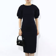 Max Mara ワンピース ネイビー ロングワンピース 16210131