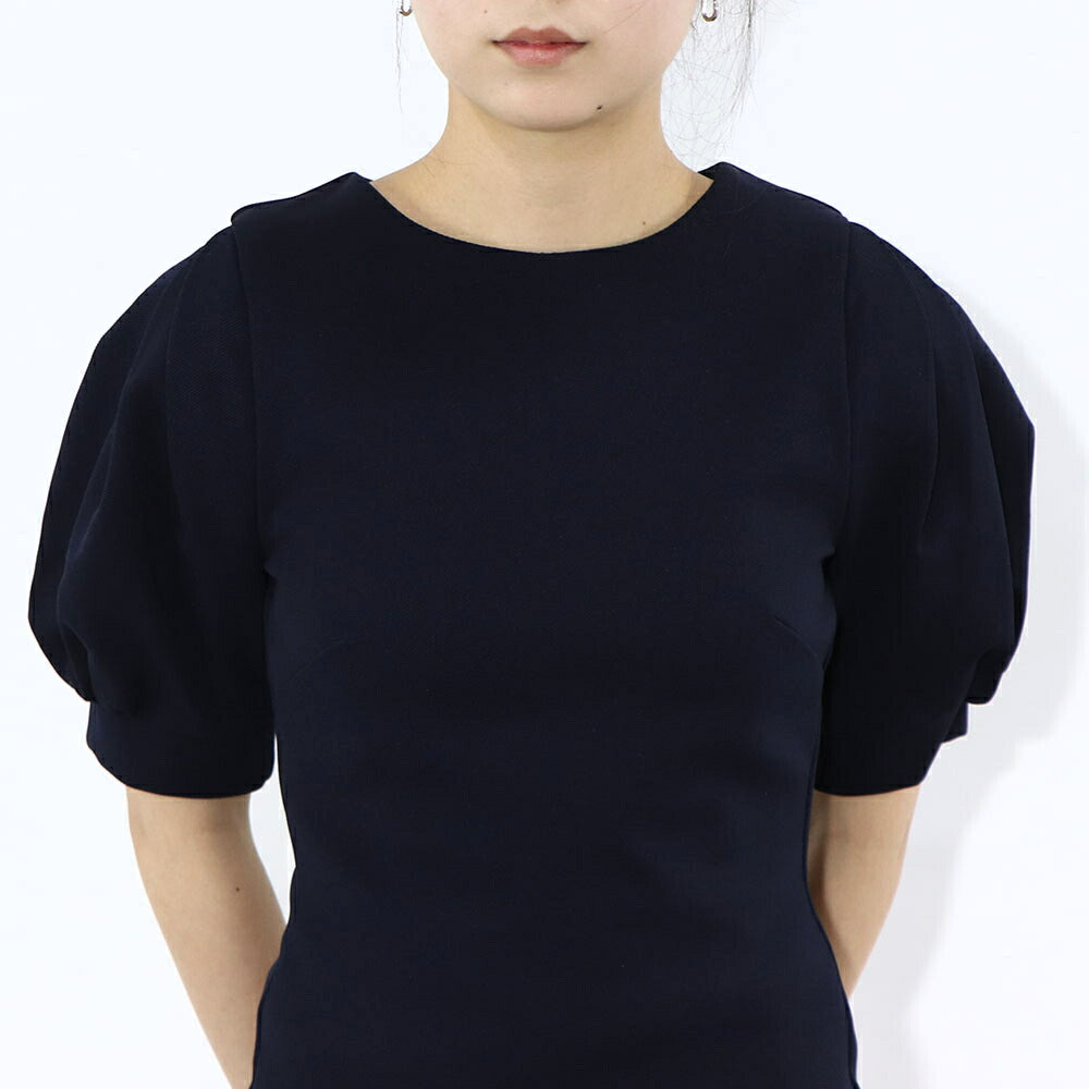 Max Mara ワンピース ネイビー ロングワンピース 16210131