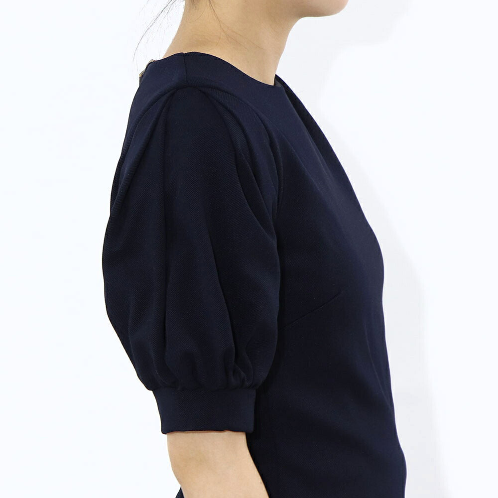 Max Mara ワンピース ネイビー ロングワンピース 16210131