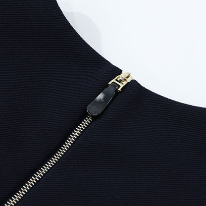 Max Mara ワンピース ネイビー ロングワンピース 16210131