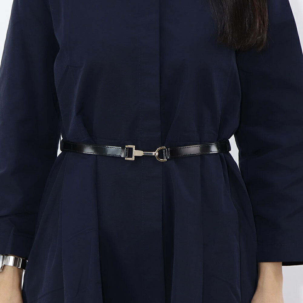 Max Mara ネイビー Ａライン シャツワンピース 19221081