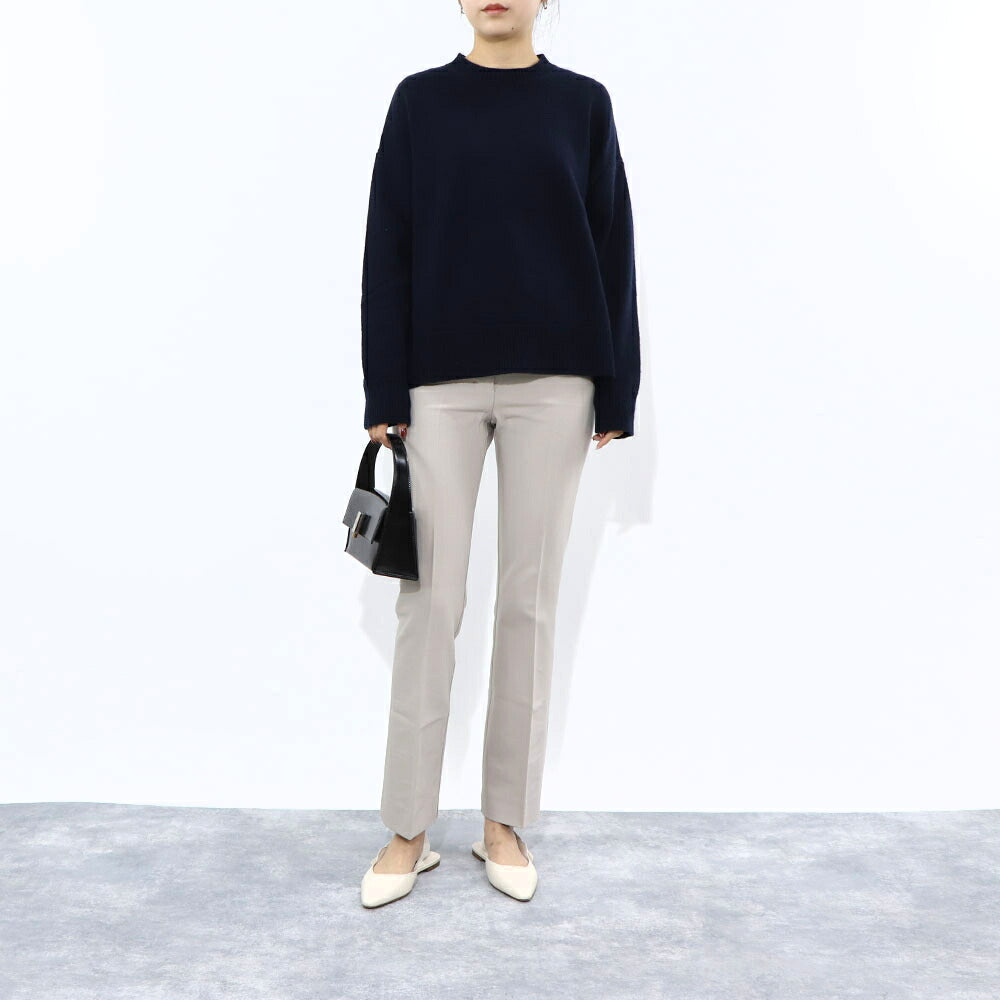 Max Mara ニット ネイビー クルーネック シンプル ニット セーター 19361091