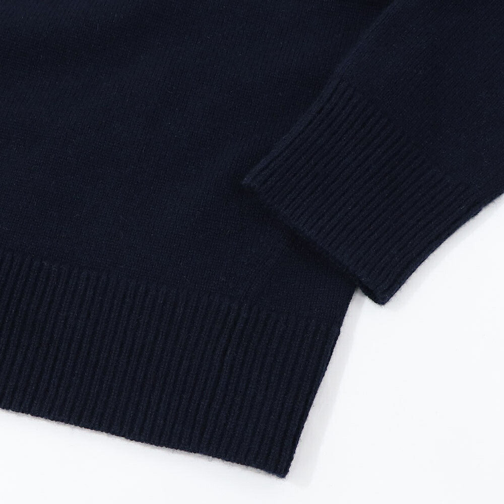 Max Mara ニット ネイビー クルーネック シンプル ニット セーター 19361091