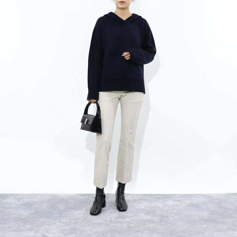Max Mara ニット ネイビー ニット フード付き セーター 19361121