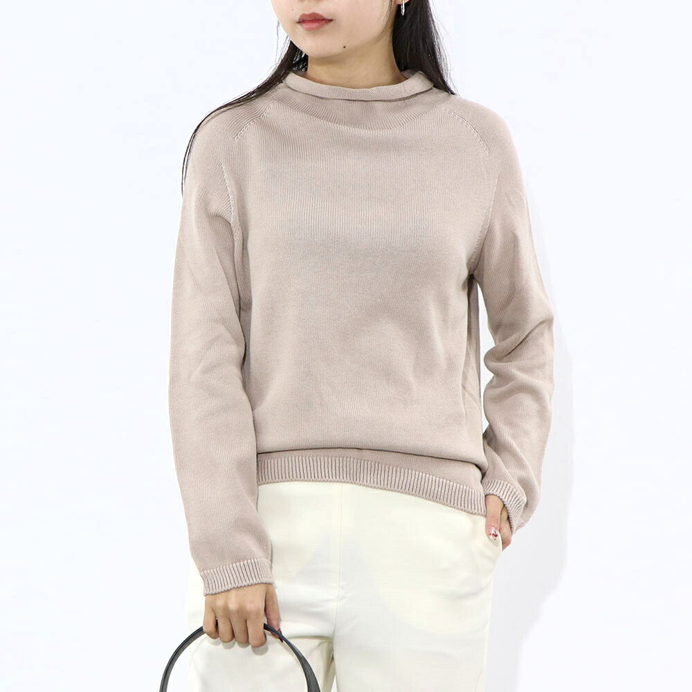 Max Mara ニット ベージュ ハイネック ピンクベージュ 19361161