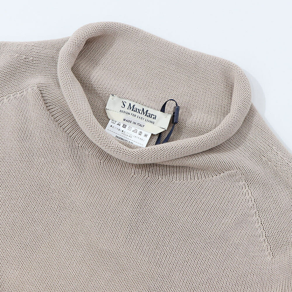 Max Mara ニット ベージュ ハイネック ピンクベージュ 19361161