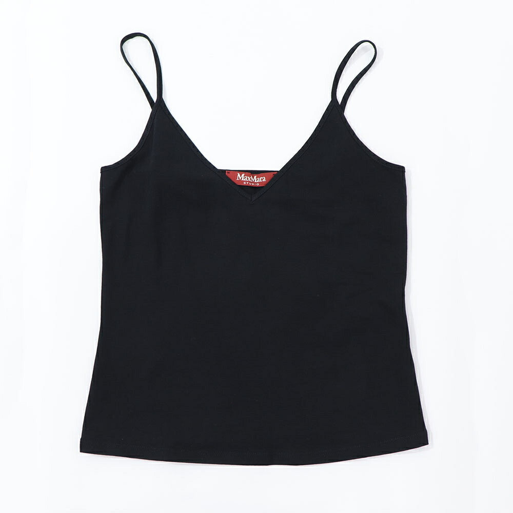 Max Mara ブラウス ブラック ラミー シアー フリル 62610231