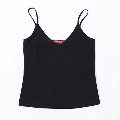 Max Mara ブラウス ブラック ラミー シアー フリル 62610231