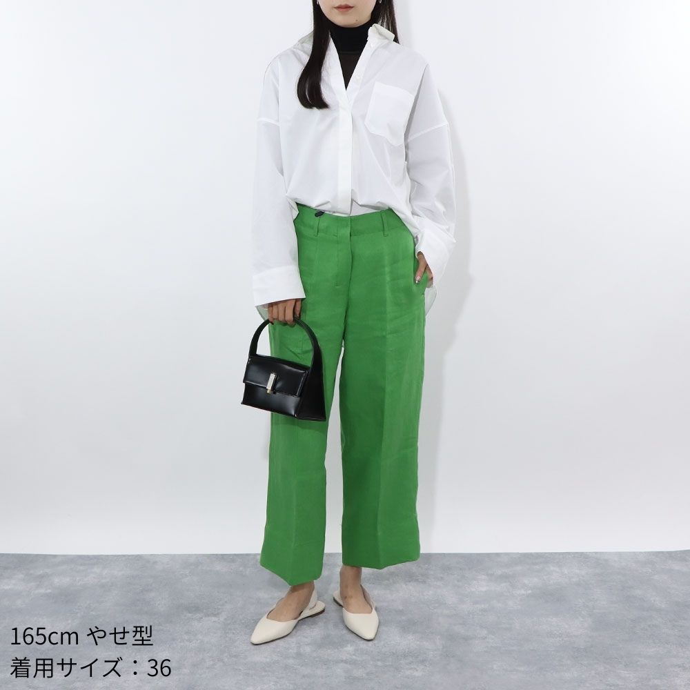 Max Mara ブラウス ホワイト 七分袖 シャツ 91110332