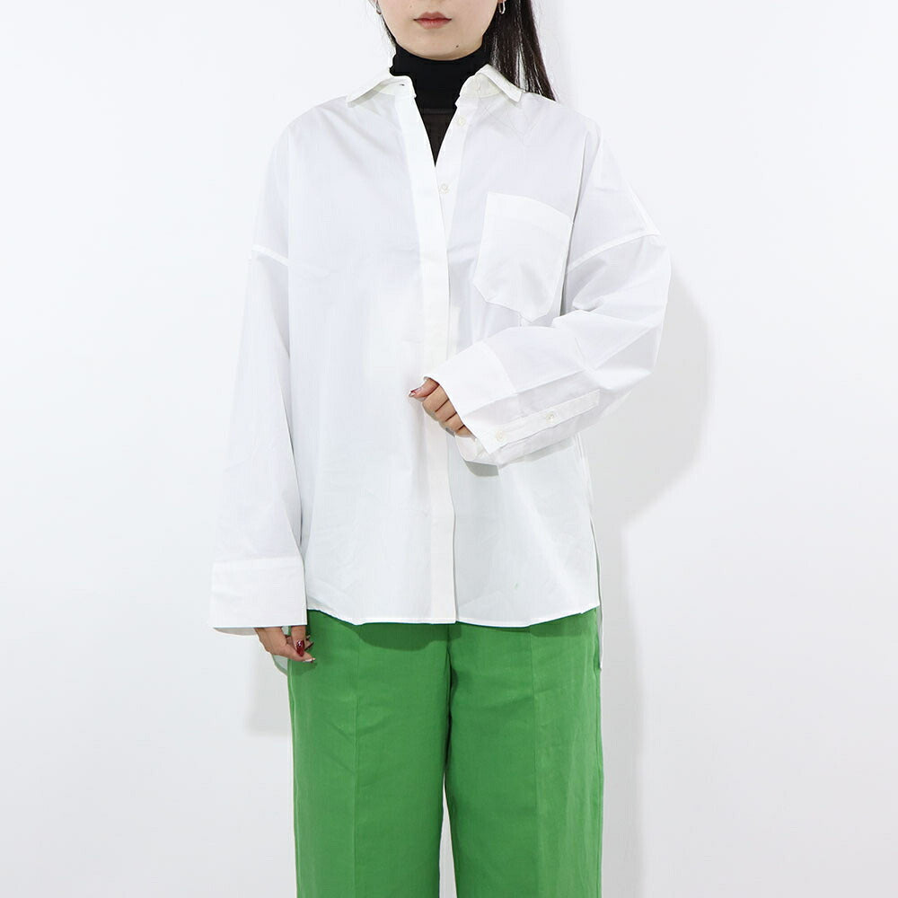 Max Mara ブラウス ホワイト 七分袖 シャツ 91110332