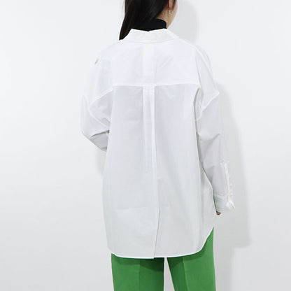 Max Mara ブラウス ホワイト 七分袖 シャツ 91110332